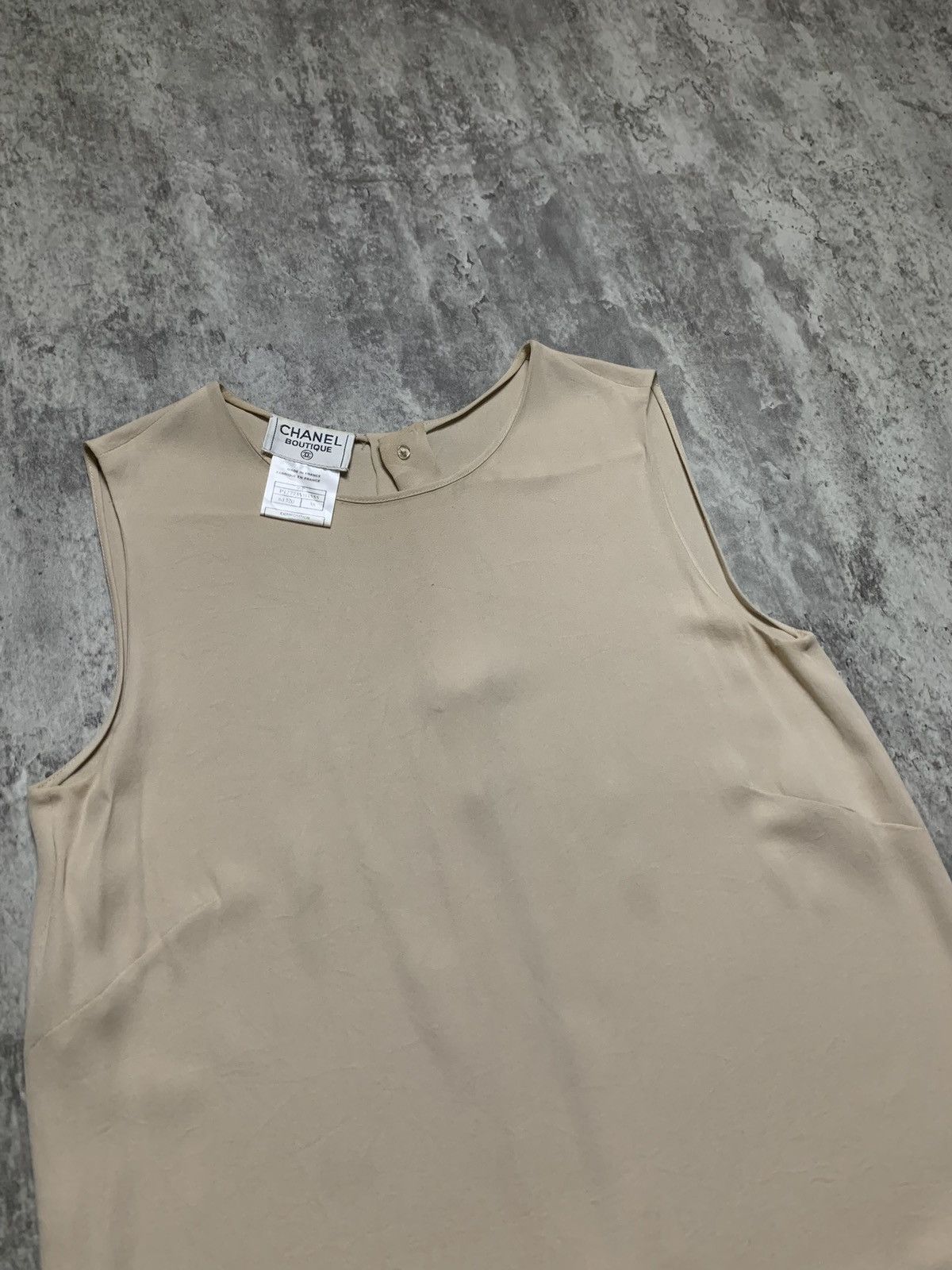 Chanel Vintage 1999 Chanel Sleevless Blouse Shell Size S / US 4 / IT 40 - 4 Thumbnail