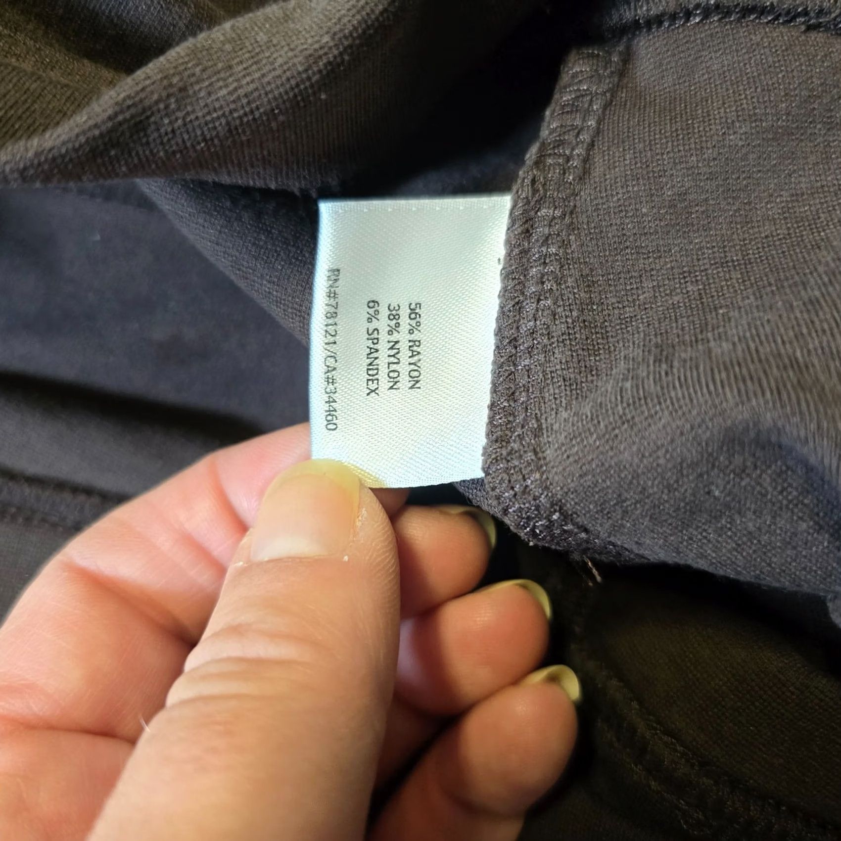 Eileen Fisher Eileen Fisher Pants Women Size Small Brown Straight Elastic Waist Stretch Casual Size 28" / US 6 / IT 42 - 7 Thumbnail