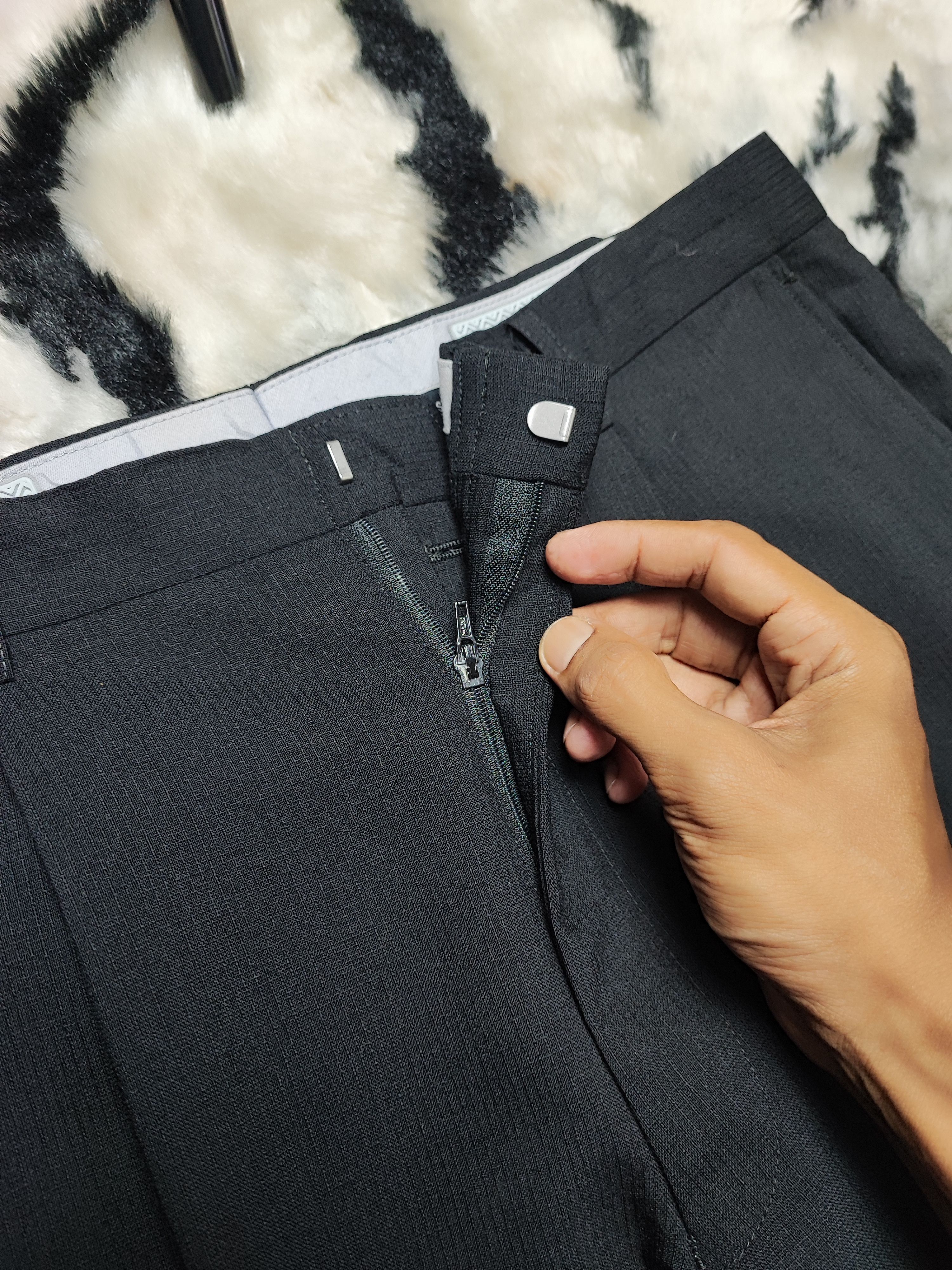 Kansai Yamamoto Kansai Yamamoto SISSY 90s Black Trousers Slack Size US 31 - 8 Thumbnail