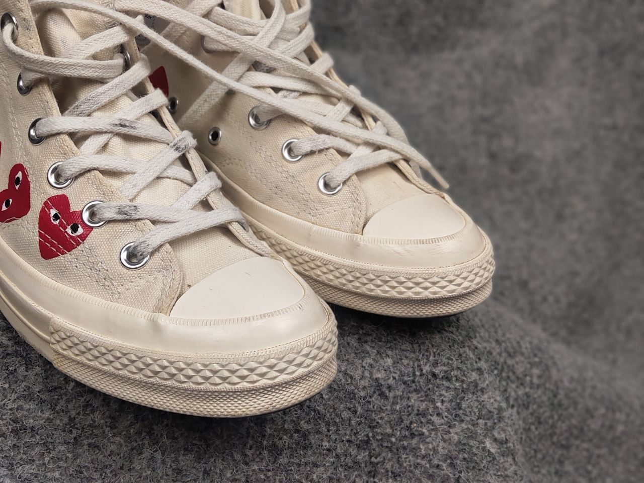 Comme des Garcons PLAY Comme de garcon play converse All Star High Top Sneakers Size US 6 / EU 39 - 17 Thumbnail