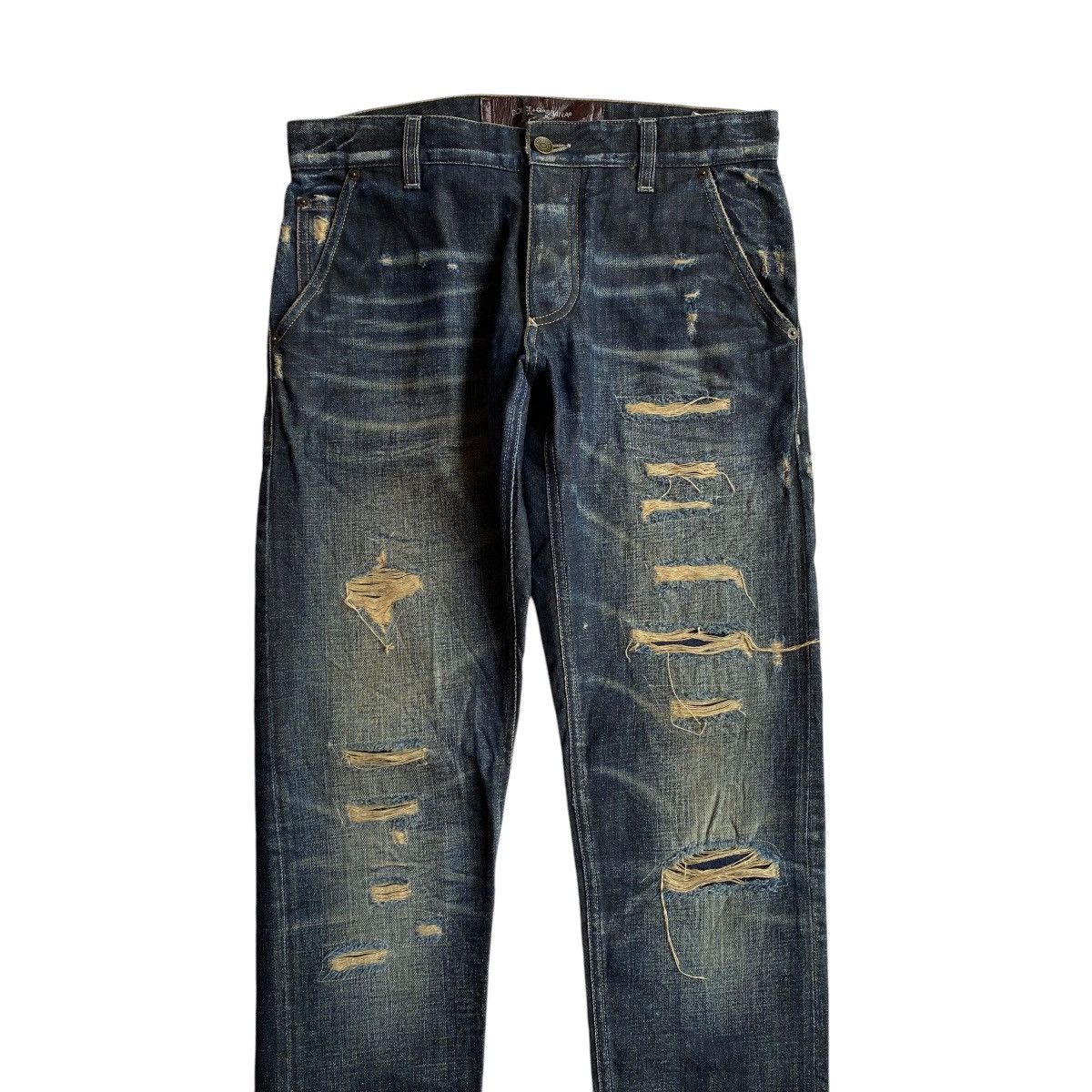 Dolce & Gabbana Dolce&Gabbana Distressed Denim Pants Size US 32 / EU 48 - 3 Thumbnail