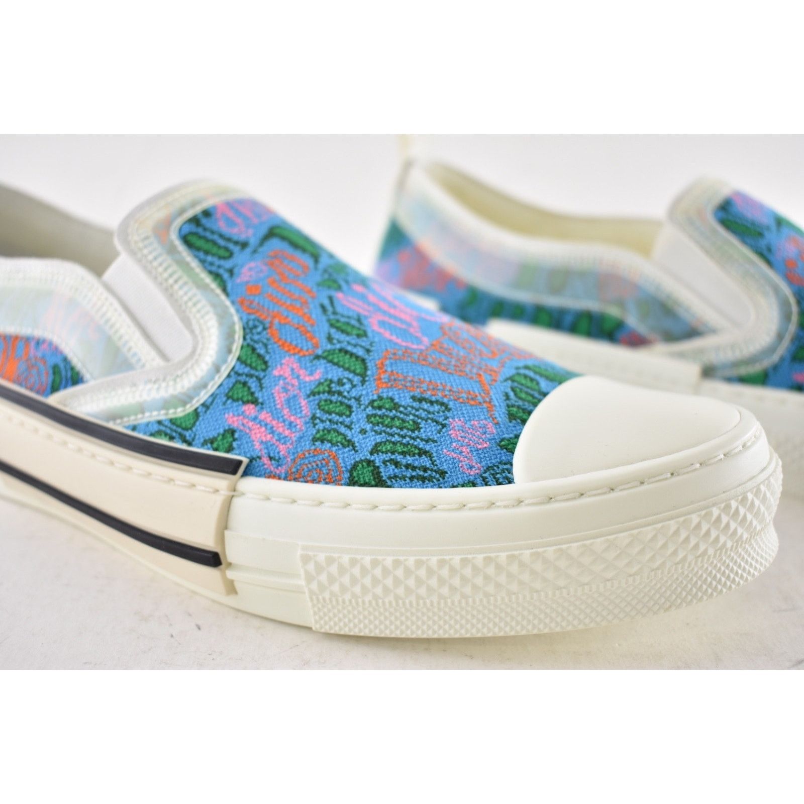 Dior Dior Mens Multicolor Logo Low Top Slip On Flat Sneaker 44 11 Size US 11 / EU 44 - 6 Thumbnail
