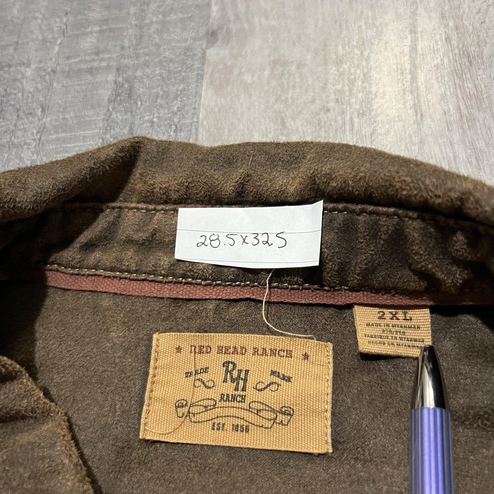 Vintage RED HEAD RANCH Shacket Cotton Snap Up Western Workwear Size US XXL / EU 58 / 5 - 4 Thumbnail