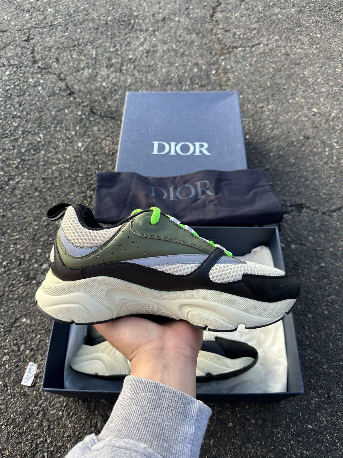 Dior Dior B22 Olive/Green Size US 8 / EU 41 - 9 Thumbnail