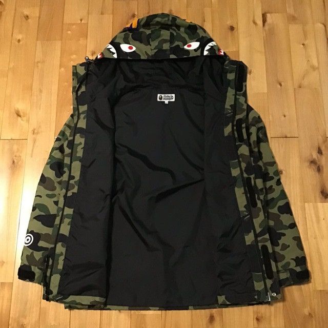 Bape BAPE 1st camo green shark hoodie snowboard jacket APE Size US XXL / EU 58 / 5 - 8 Thumbnail
