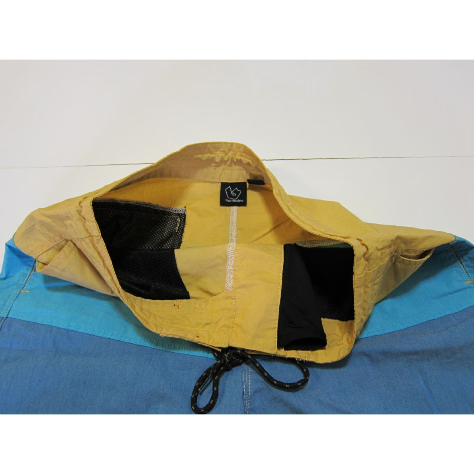 Burnside Burnside Yellow Blue Stripe Stretch Swim Surf Beach Board Shorts Men Size 32 Size US 32 / EU 48 - 4 Thumbnail