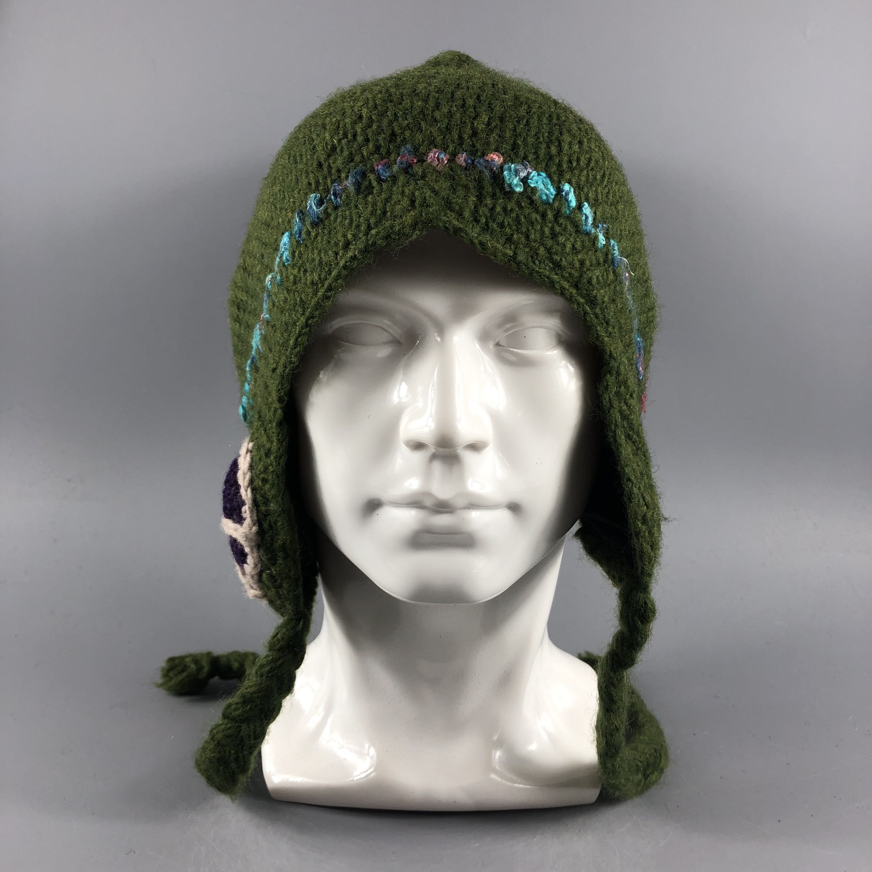 Japanese Brand × Vintage VIntage Ear Flap Hat Beanie Snow Hat Snow Cap -D099 Size ONE SIZE - 5 Thumbnail