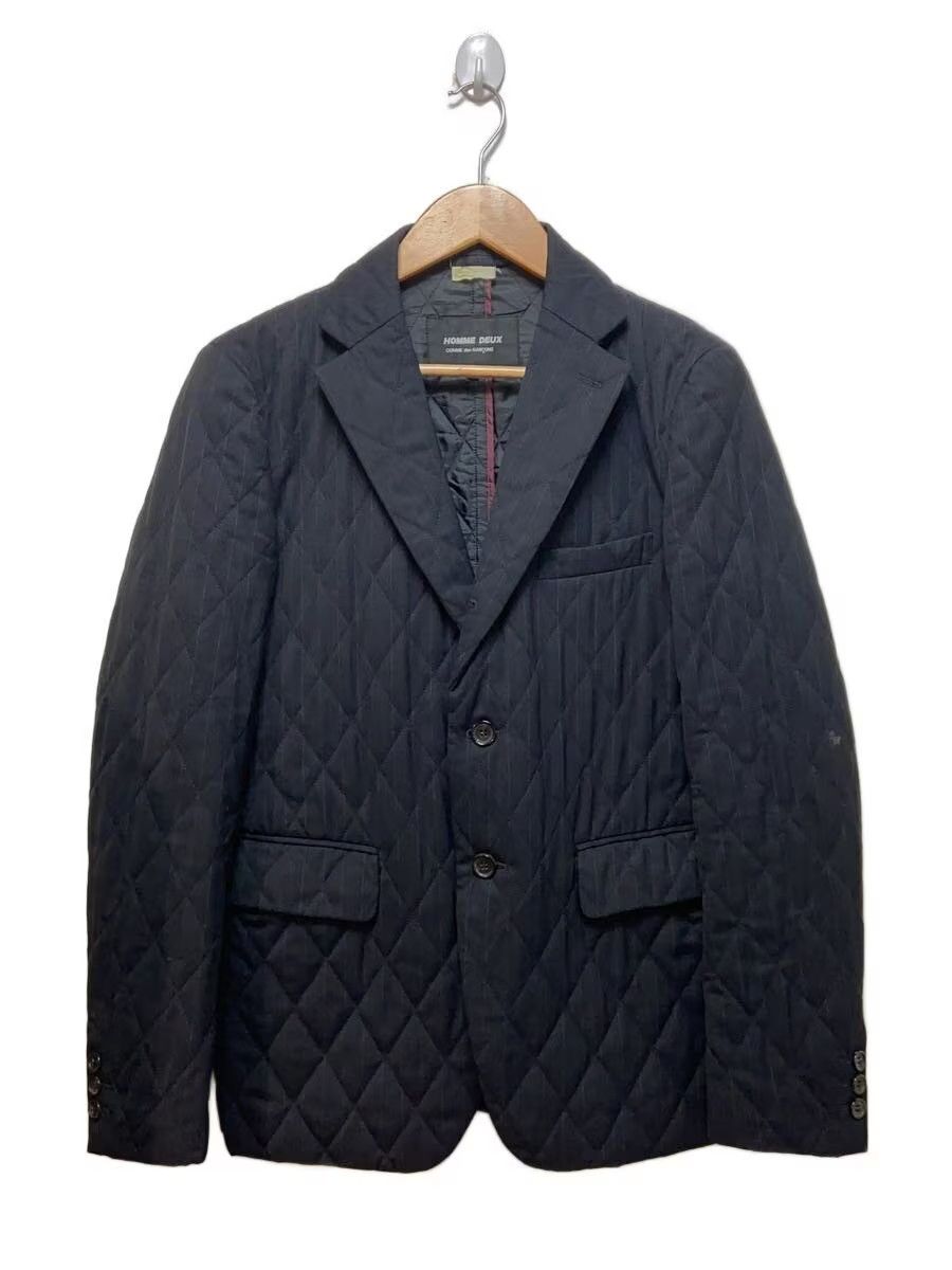 Comme des Garcons Homme Deux Quilted Wool Tailored Jacket Size US XS / EU 42 / 0 - 1 Thumbnail