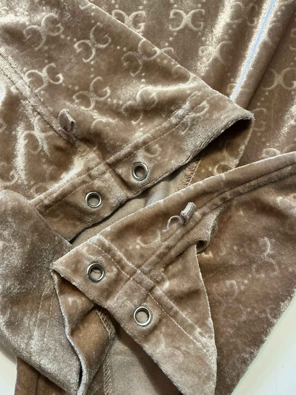 Other Vintage Y2K Crescendo GG Monogram Velour 2PC Set Tracksuit Size US 38 / EU 54 - 13 Thumbnail