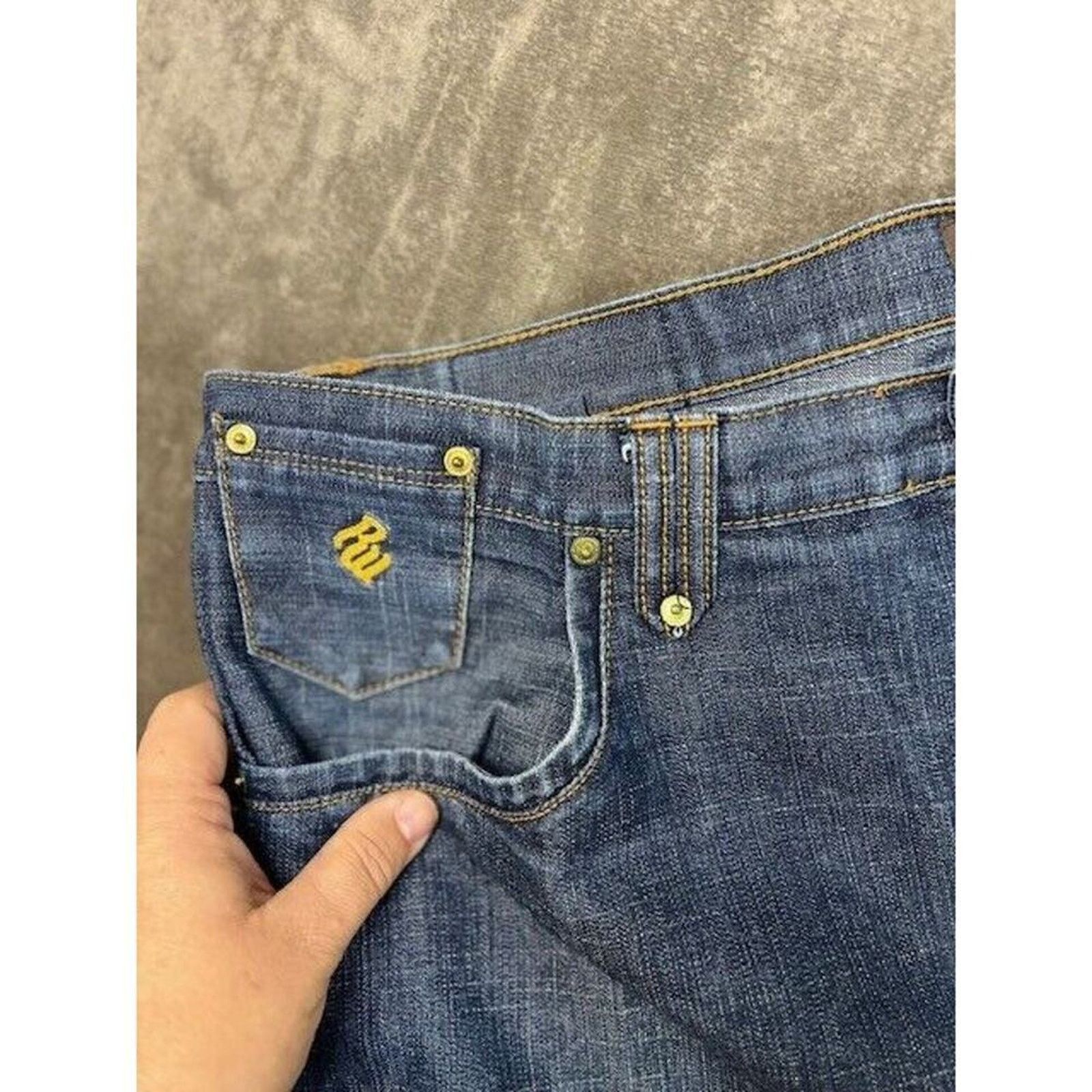 Rocawear ROCAWEAR JEANS SIZE 42 W. Dark Blue Denim Regular Fit Size US 42 / EU 58 - 4 Thumbnail