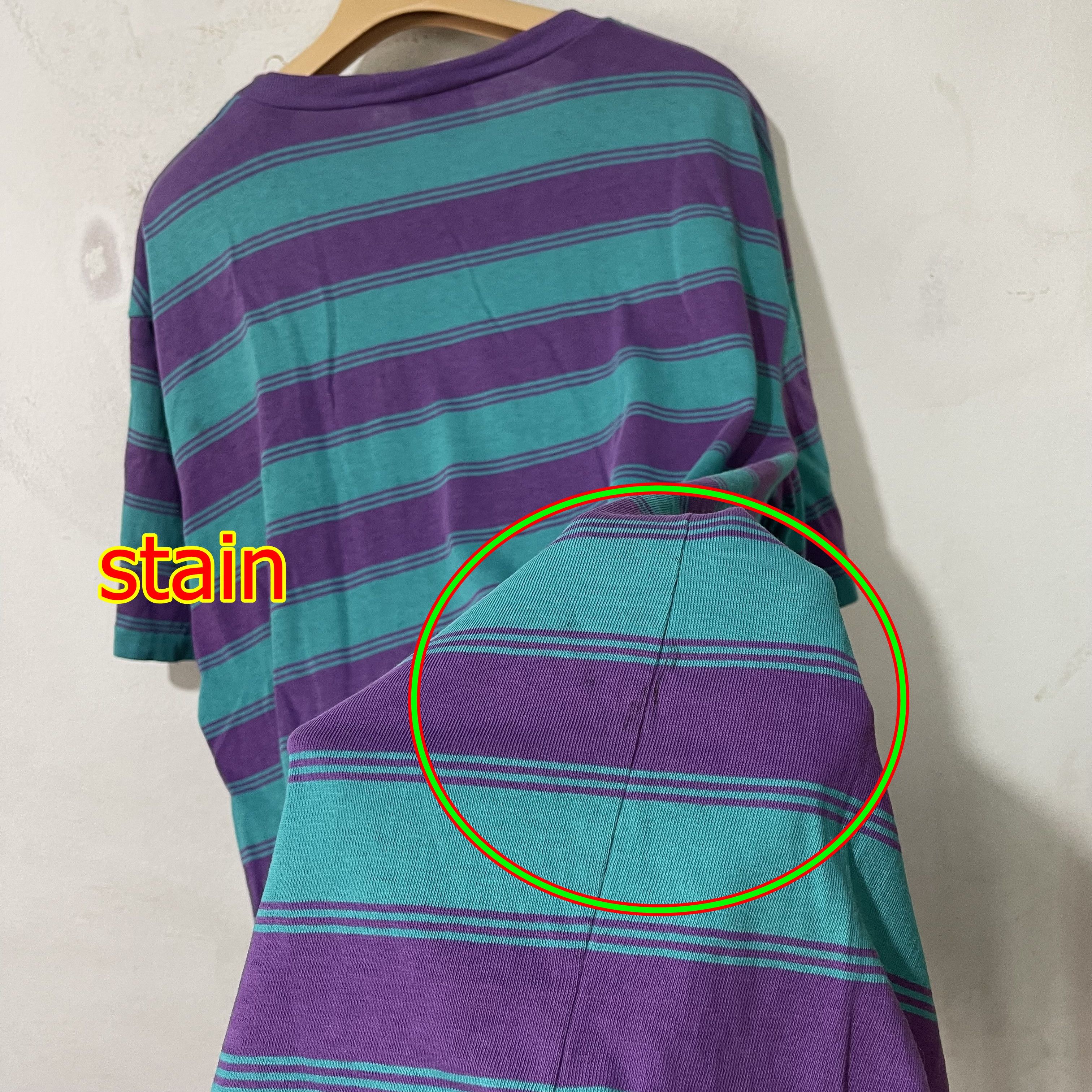 Vintage Vintage 90s Striped T-Shirt Size US XL / EU 56 / 4 - 12 Thumbnail