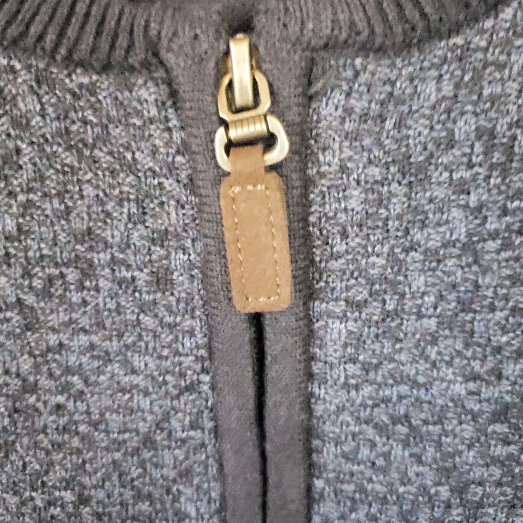 Roundtree & Yorke Roundtree & Yorke Men's Sweater Vest Blue Knit 1/4 Zip Cotton Blend M Size Vest Cotton Knit Blue Mens Size US M / EU 48-50 / 2 - 4 Thumbnail