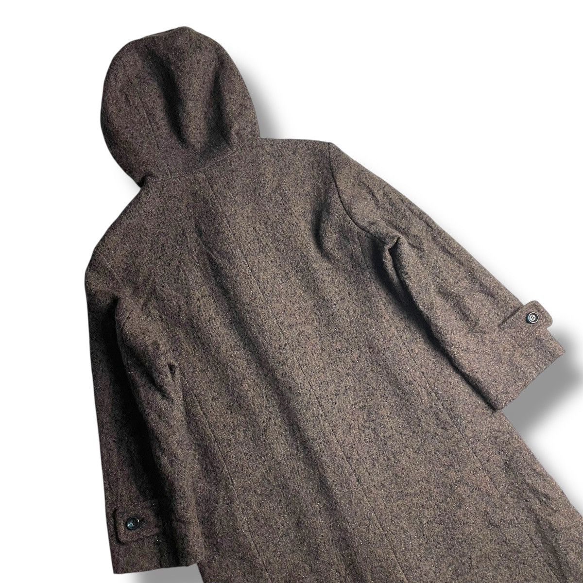 Issey Miyake 🇯🇵 VINTAGE HAI SPORTING GEAR WOOL LONG COAT JACKET Size US M / EU 48-50 / 2 - 13 Thumbnail