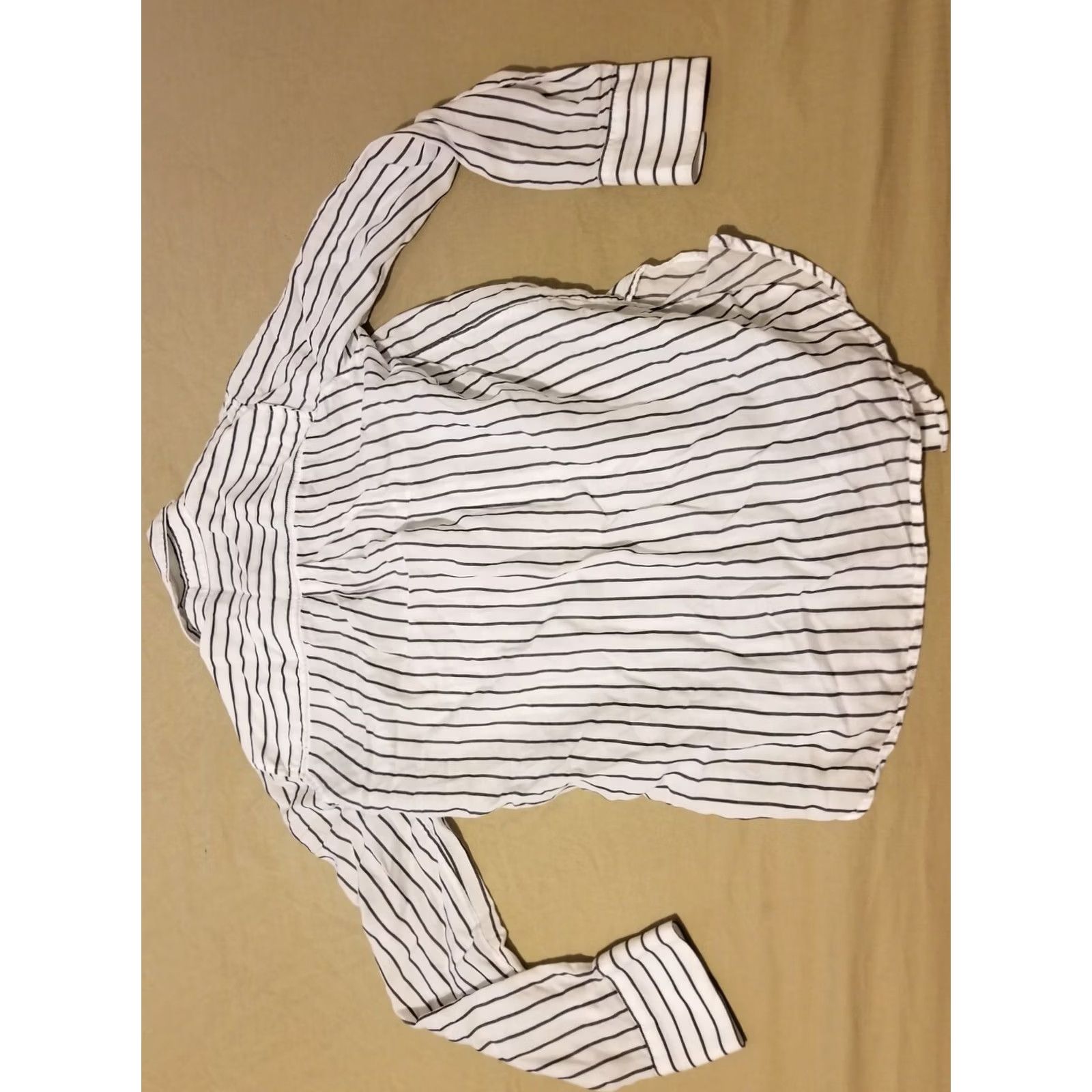 Banana Republic Womens Banana Republic Shirt XS White Button Cotton Blouse Size XS / US 0-2 / IT 36-38 - 5 Thumbnail