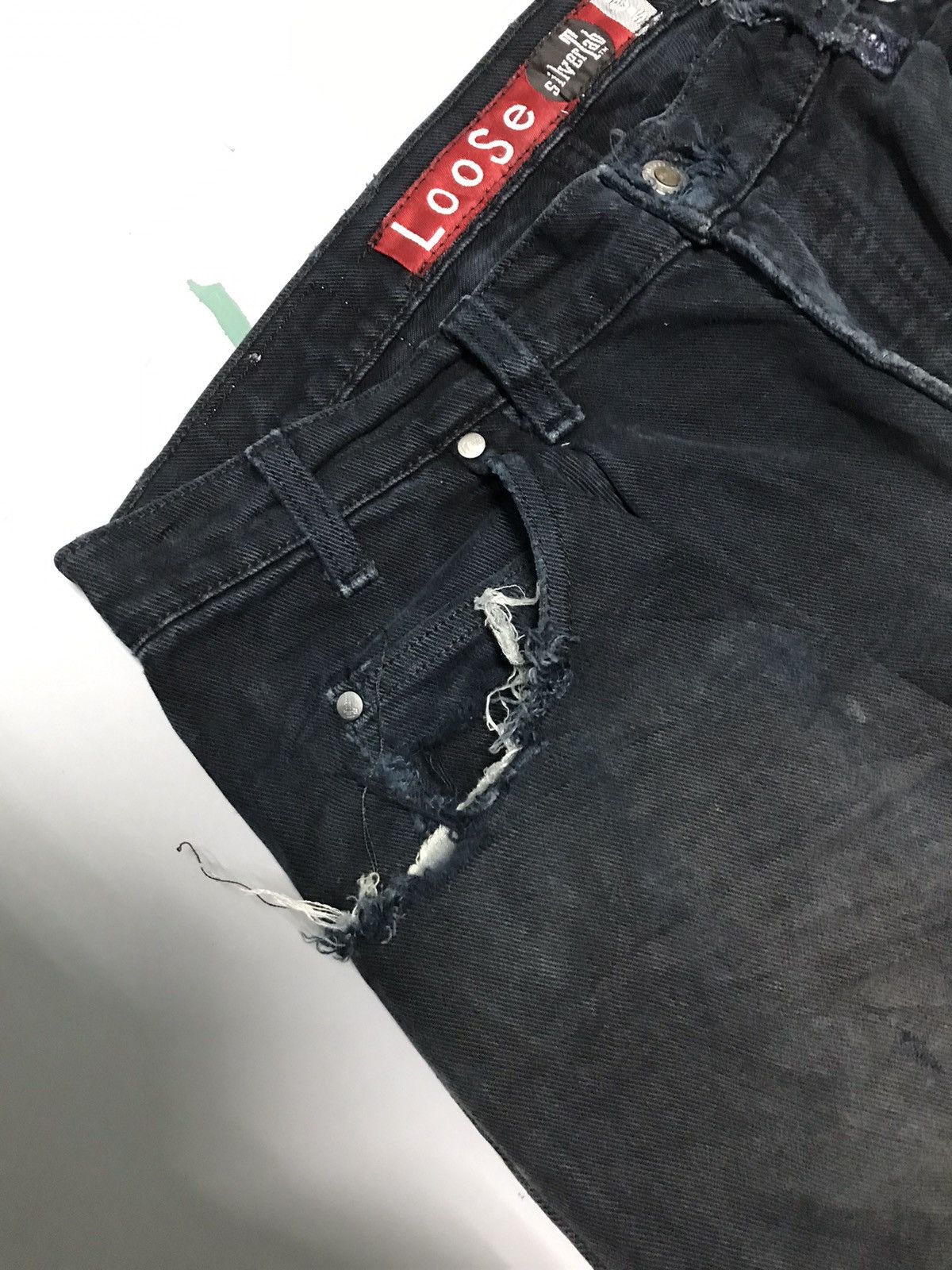 Levi's Vintage Levi’s silver tab damaged dusty denim Size US 36 / EU 52 - 6 Thumbnail