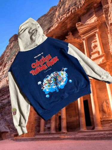 Vintage Vintage Baggy Childish Theme Park Big Logo Skate Hoodie Y2K Size US XL / EU 56 / 4 - 1 Thumbnail