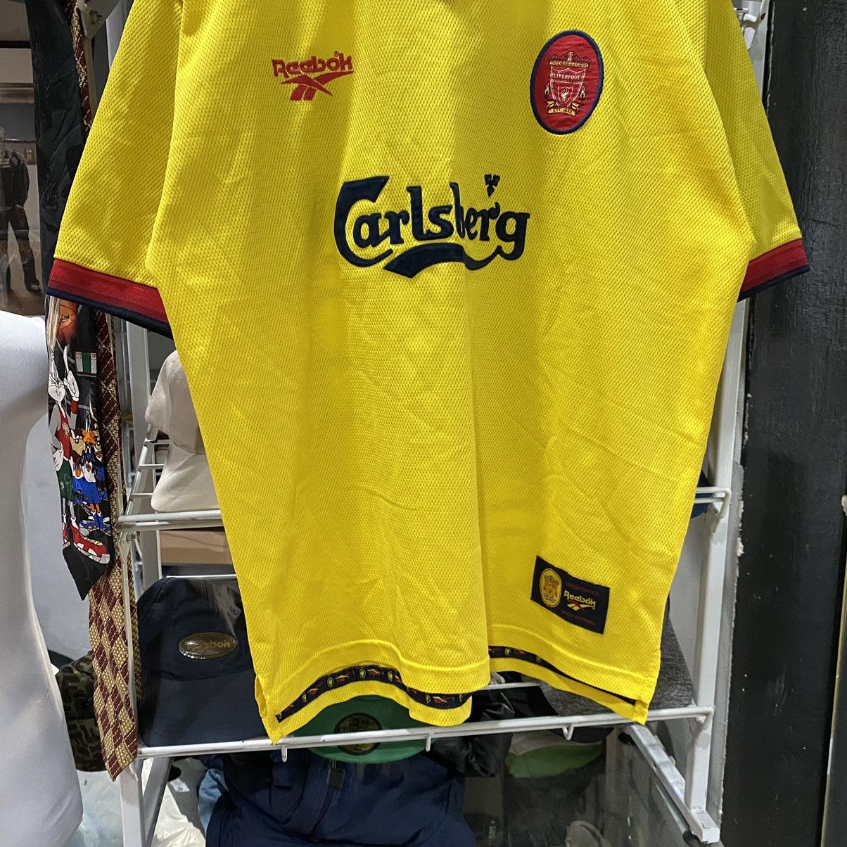 Vintage Liverpool FC Reebok 1997/99 Away Vintage Y2k Football Shirt Size US XL / EU 56 / 4 - 4 Thumbnail