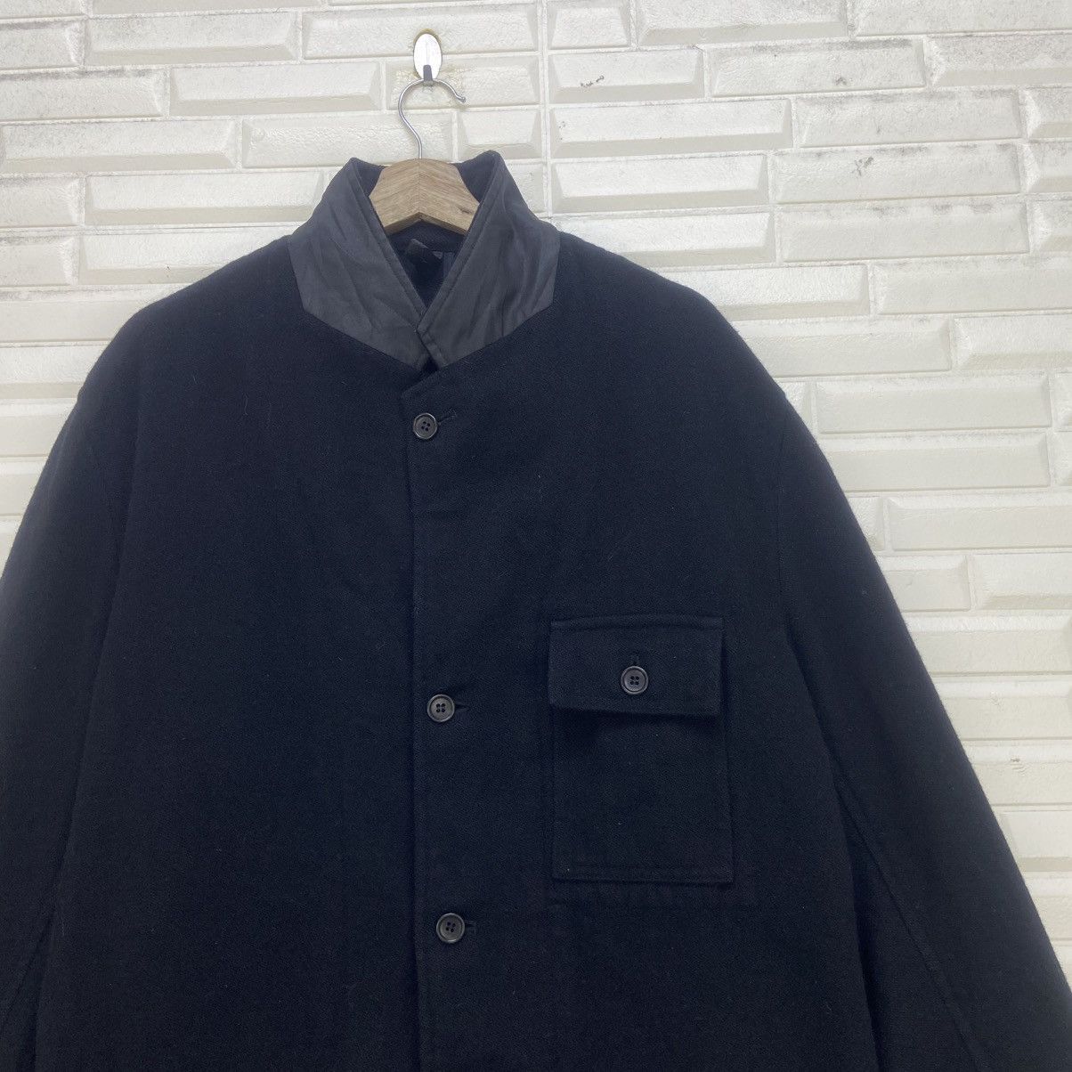 Japanese Brand L’homme Et Vous Paris Wool Heavy Coat Size US M / EU 48-50 / 2 - 4 Thumbnail