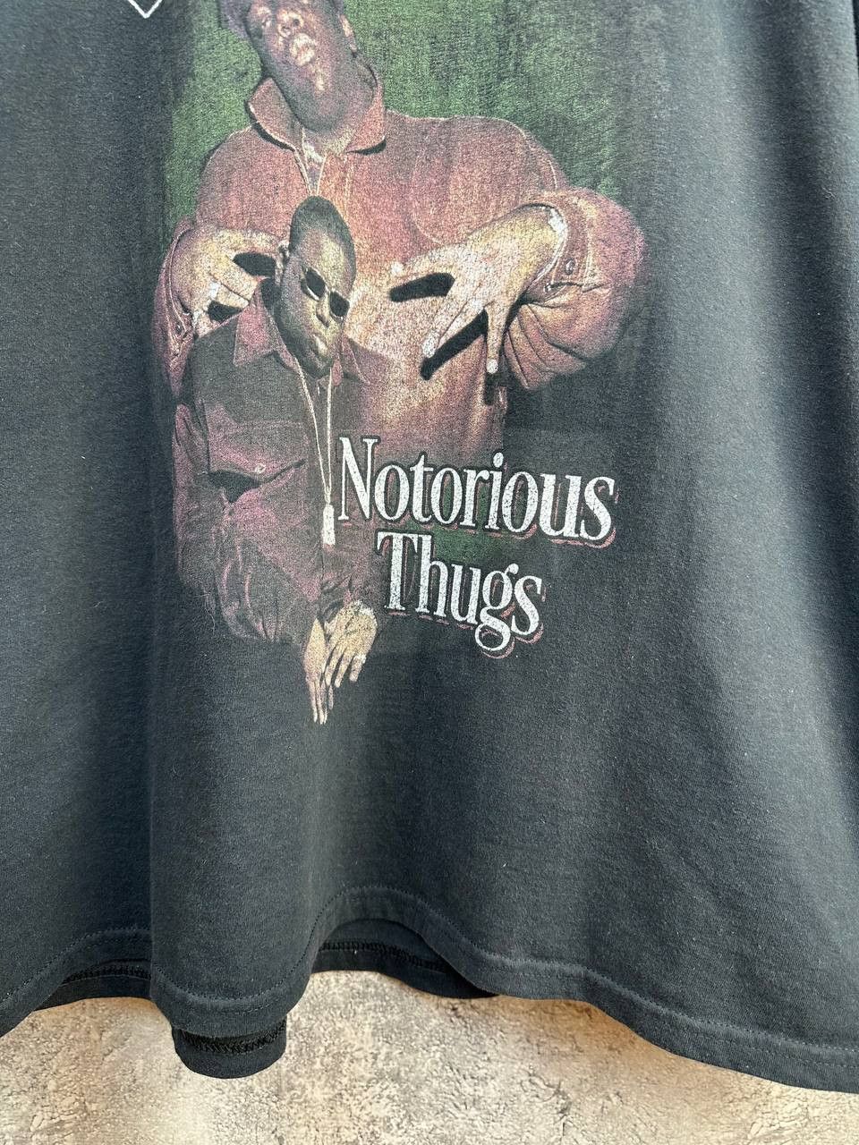 Vintage Notorious BIG "Notorious Thugs" UK Vintage Faded Rap Tee Size US L / EU 52-54 / 3 - 8 Thumbnail