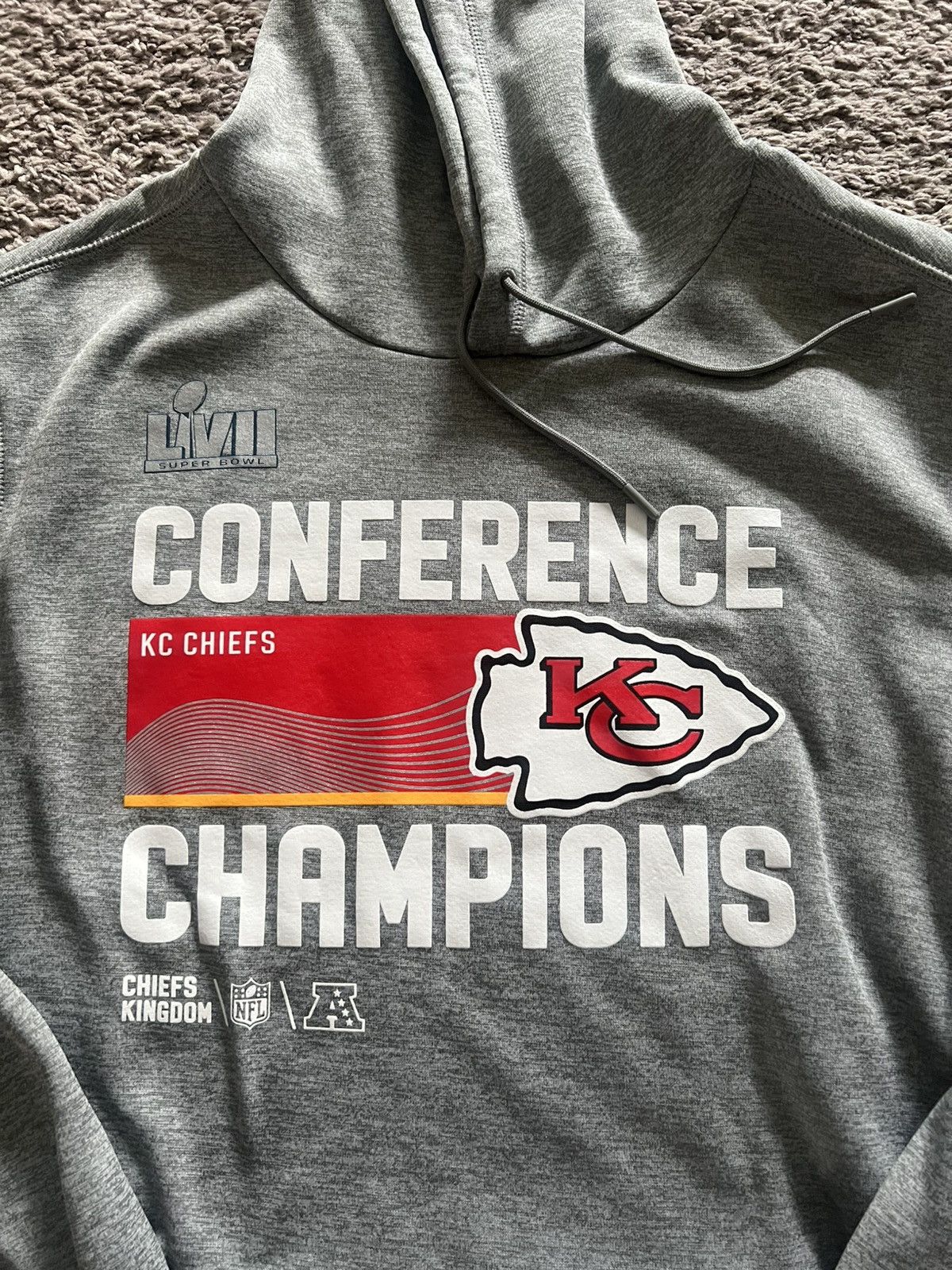 Nike Kansas City Chiefs hoodie Size US L / EU 52-54 / 3 - 2 Thumbnail