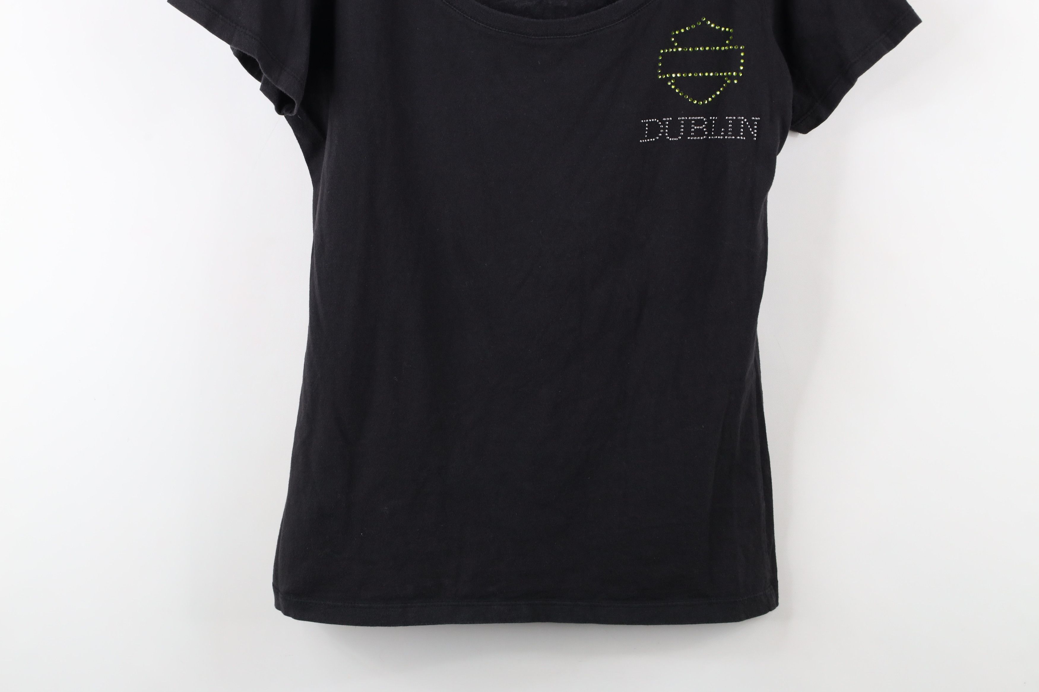 Harley Davidson × Vintage Vintage Y2K Harley Davidson Dublin Ireland T-Shirt Black Size XL / US 12-14 / IT 48-50 - 3 Thumbnail