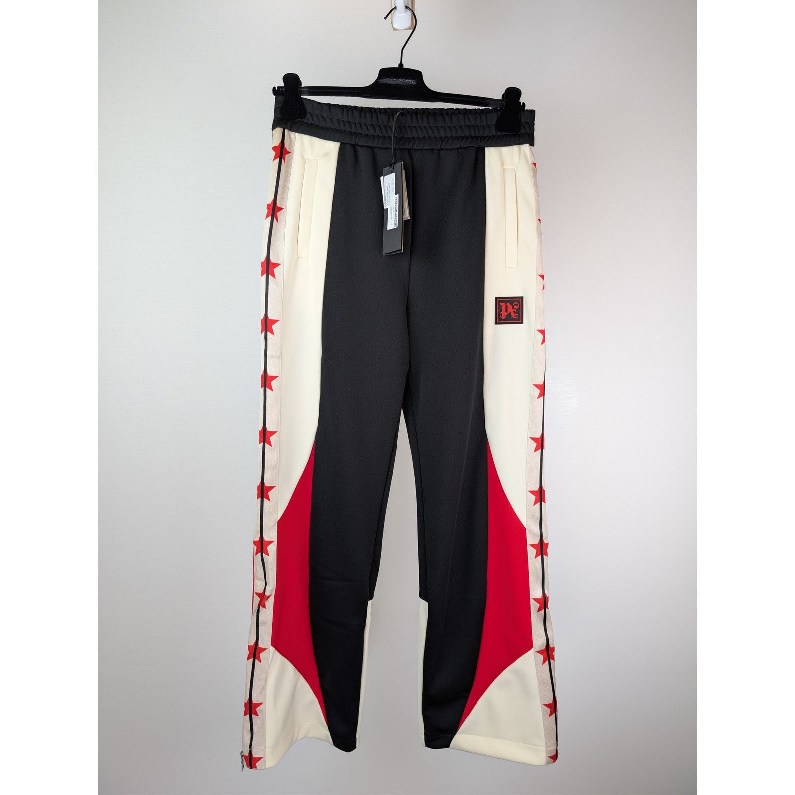 Palm Angels o1rshd1 PA Racing Track Pants in Black / White Size US 34 / EU 50 - 7 Thumbnail