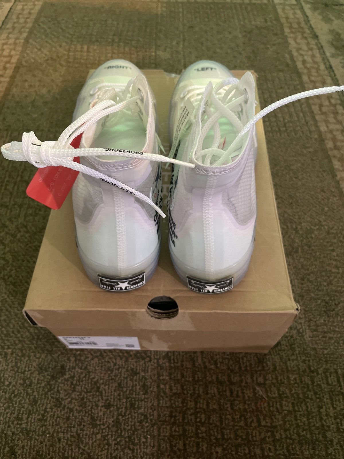 Converse Off-White the ten Chuck Taylor Nike Virgil Alboh Size US 9 / EU 42 - 4 Thumbnail