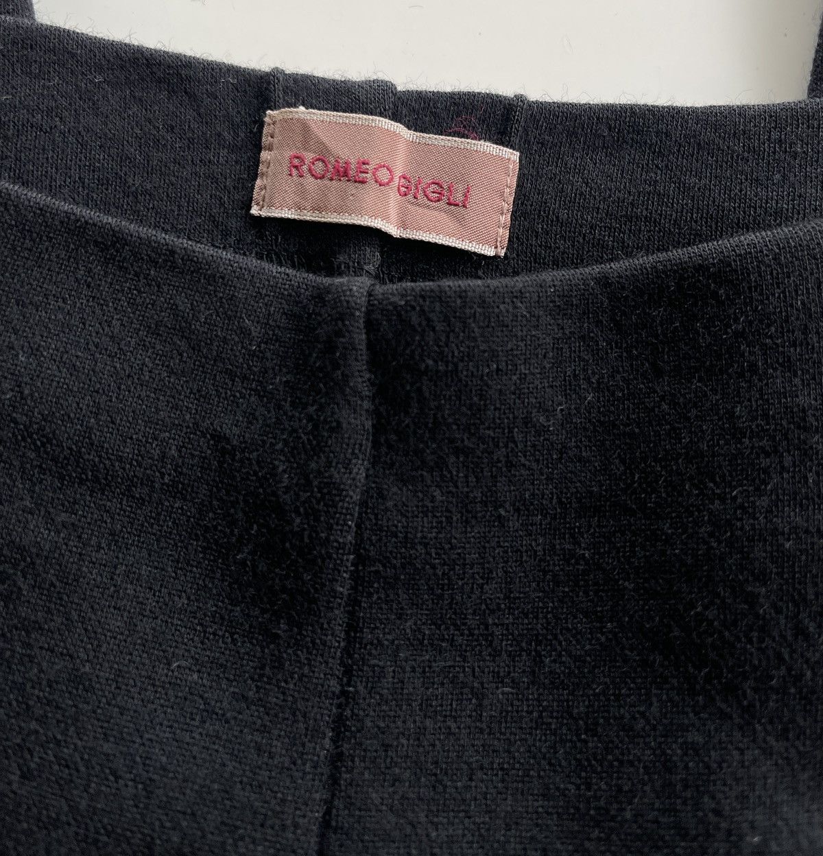 Romeo Gigli AW1990 Archive Romeo Gigli High Waist Black Trousers Size 30" / US 8 / IT 44 - 8 Thumbnail