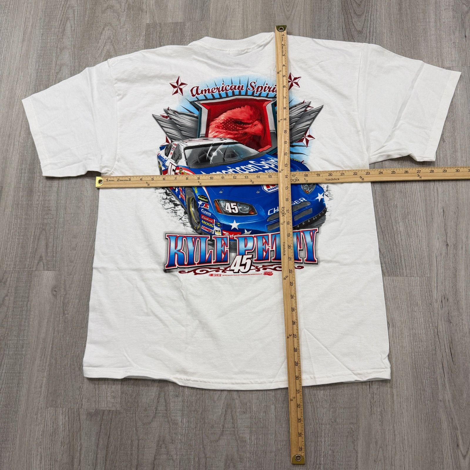 Vintage Vintage Kyle Petty Nascar Racing Shirt Extra Large White AOP Size US XL / EU 56 / 4 - 8 Thumbnail