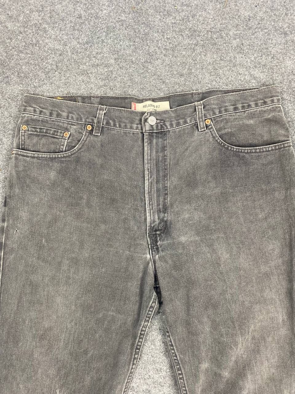 Levi's vintage levis 550 faded black distressed denim Size US 40 / EU 56 - 9 Thumbnail