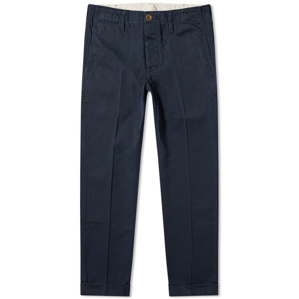 Visvim Navy Highwater Chino Size US 35 - 1 Thumbnail