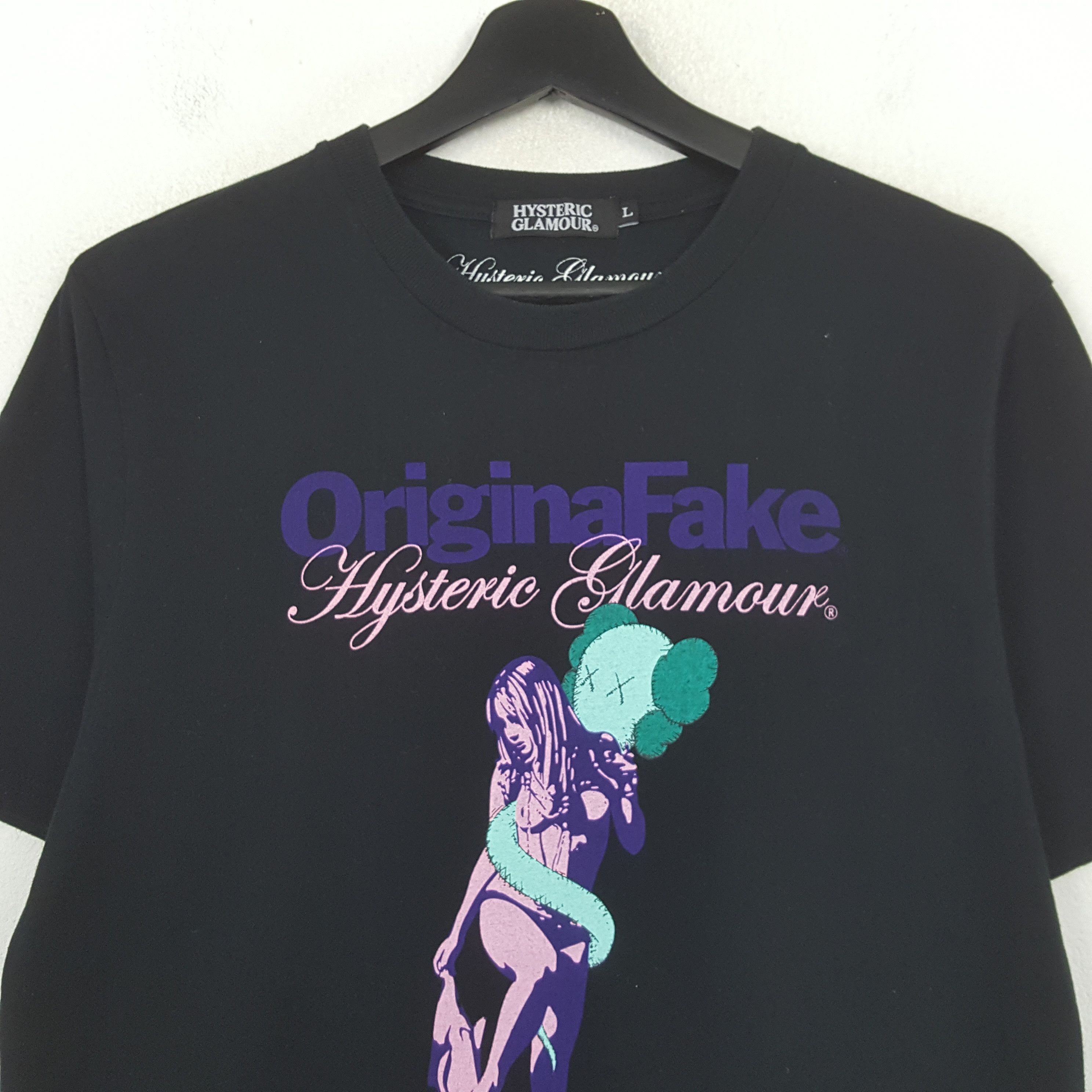 Hysteric Glamour Hysteric Glamour X Originafake Streetwear Tshirt C301N41 Size US S / EU 44-46 / 1 - 2 Thumbnail
