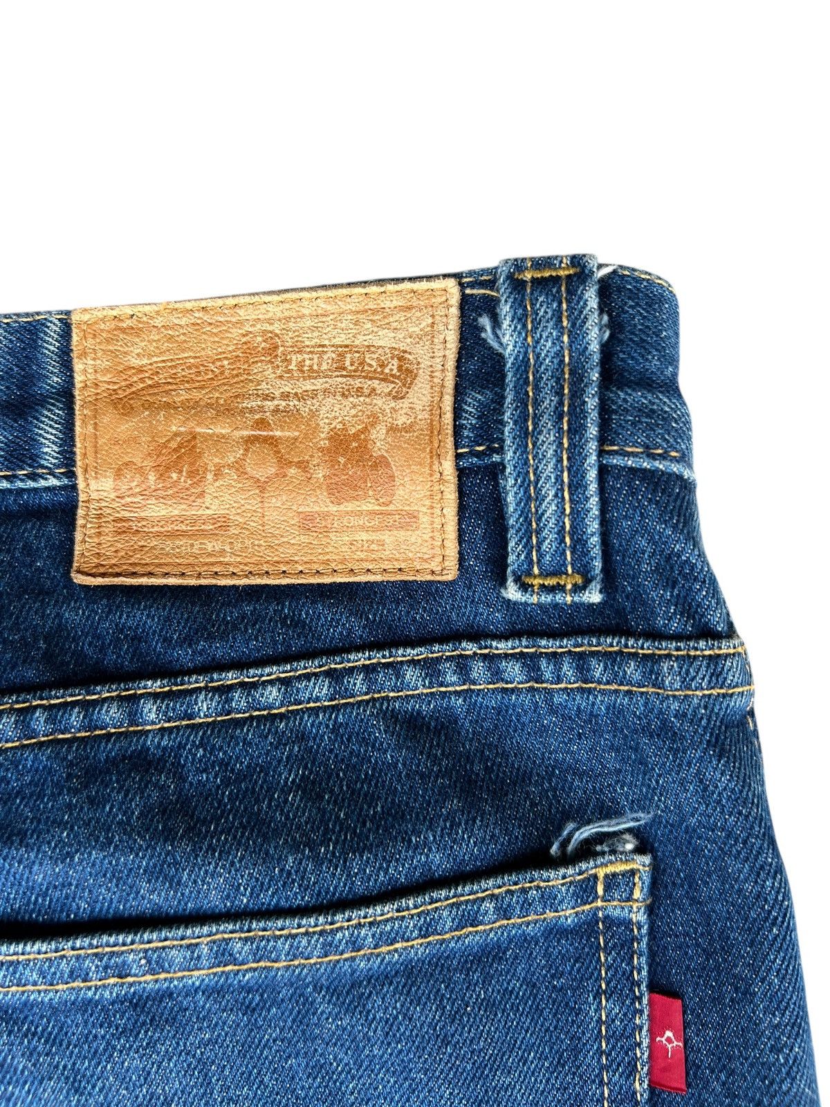 Backbone Back Bone Made in Usa Mud Denim Bootcut Jeans Size US 30 / EU 46 - 19 Thumbnail