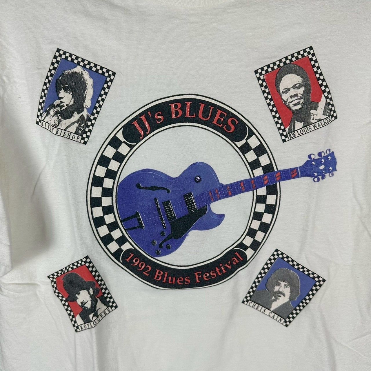 Vintage 1993 6th Annual Blues Festival Kiss Your Blues Away Tee Size US L / EU 52-54 / 3 - 2 Thumbnail