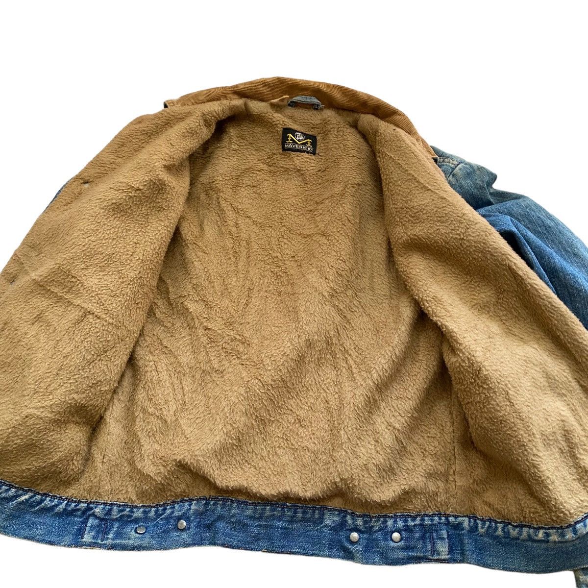 Vintage Vintage 70s Mavericks Blue Bell Denim Sherpa Jacket Size US M / EU 48-50 / 2 - 13 Thumbnail