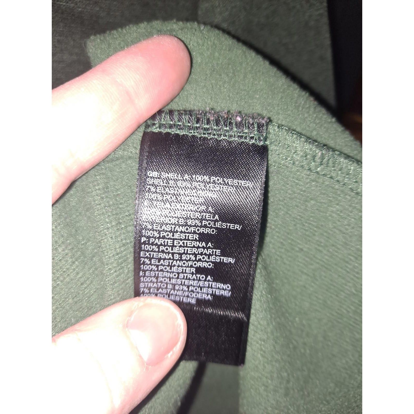 The North Face The North Face 1/2 Zip Dark Green and Gray Sweatshirt Size X Size US XL / EU 56 / 4 - 5 Thumbnail