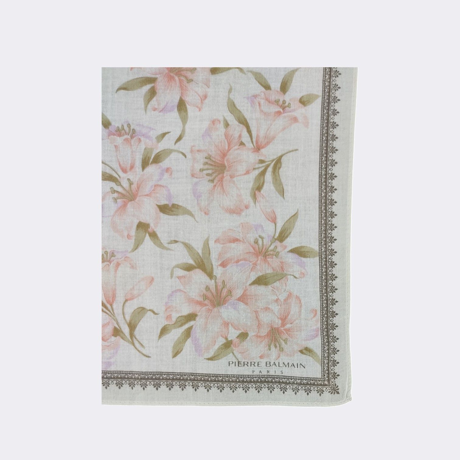Pierre Balmain Vintage Pierre Balmain Handkerchief Neckerchief H386M Size ONE SIZE - 3 Thumbnail
