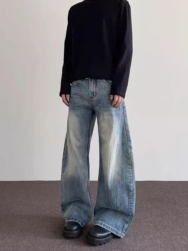 Vintage VIBE Vintage curved knife washed baggy banana shaped jeans Size US 30 / EU 46 - 7 Thumbnail