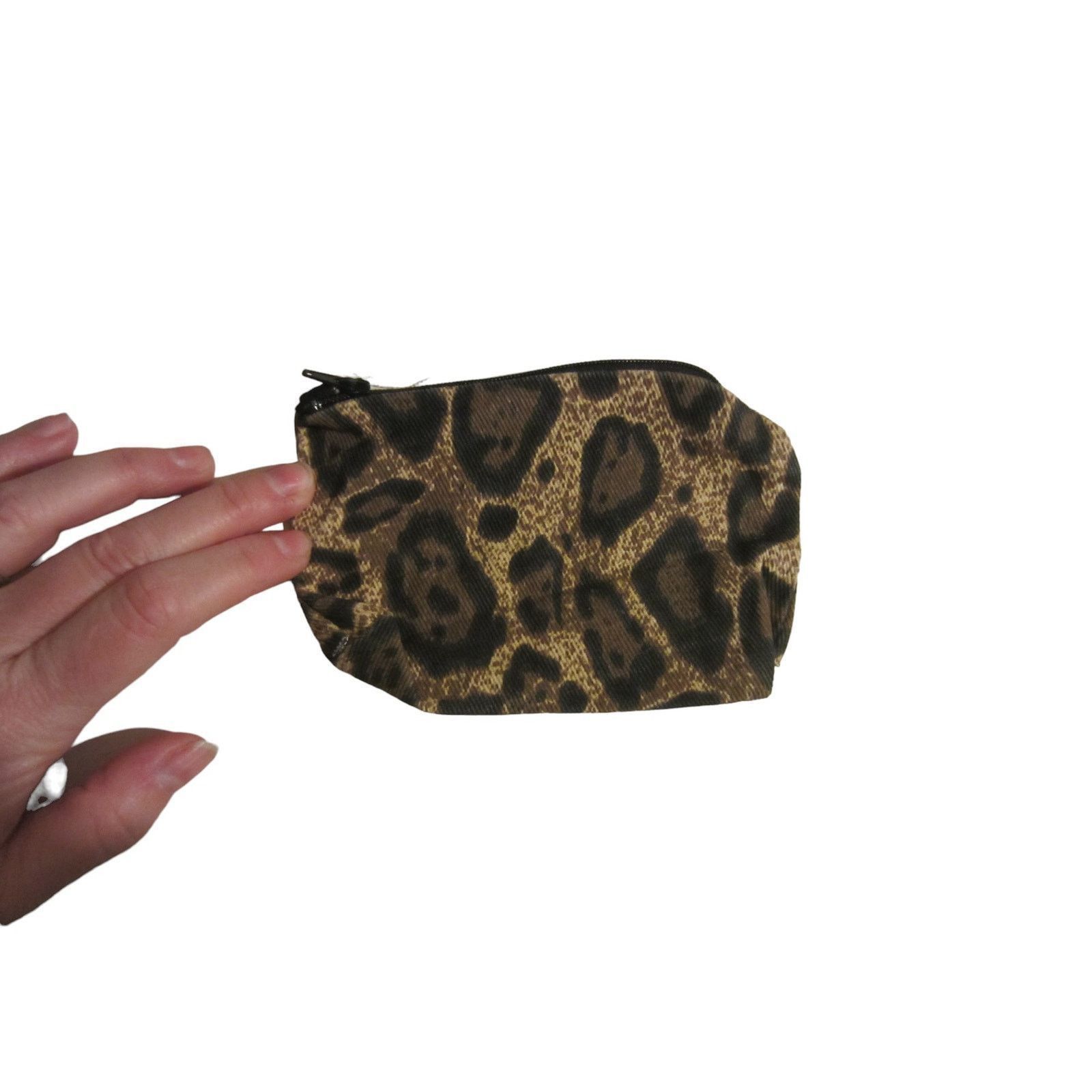 Other Trendy Leopard Print Mini Pouch Coin Purse Makeup Bag Size ONE SIZE - 2 Thumbnail