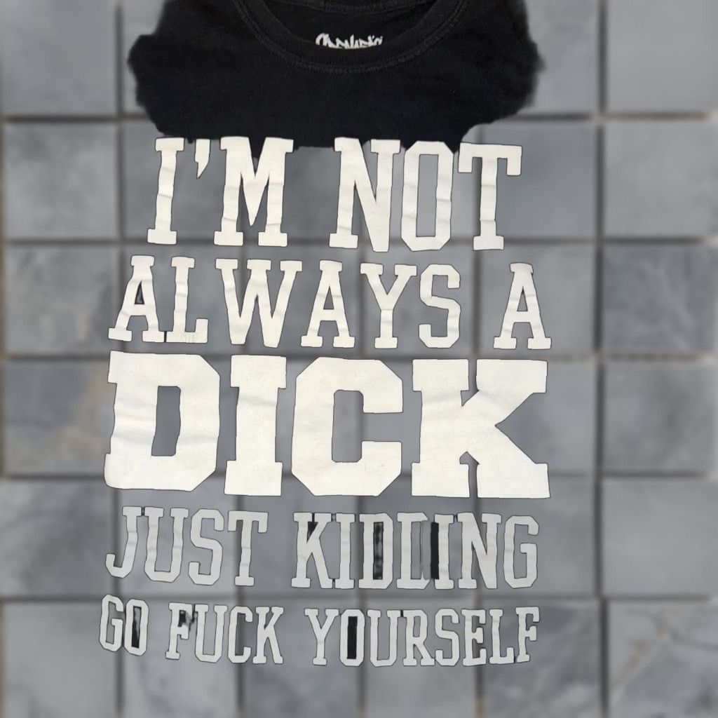 Vintage Spencer's Humor T-Shirt Black 2XL Mens T-Shirt Y2K Go F Yourself Size US XXL / EU 58 / 5 - 1 Thumbnail