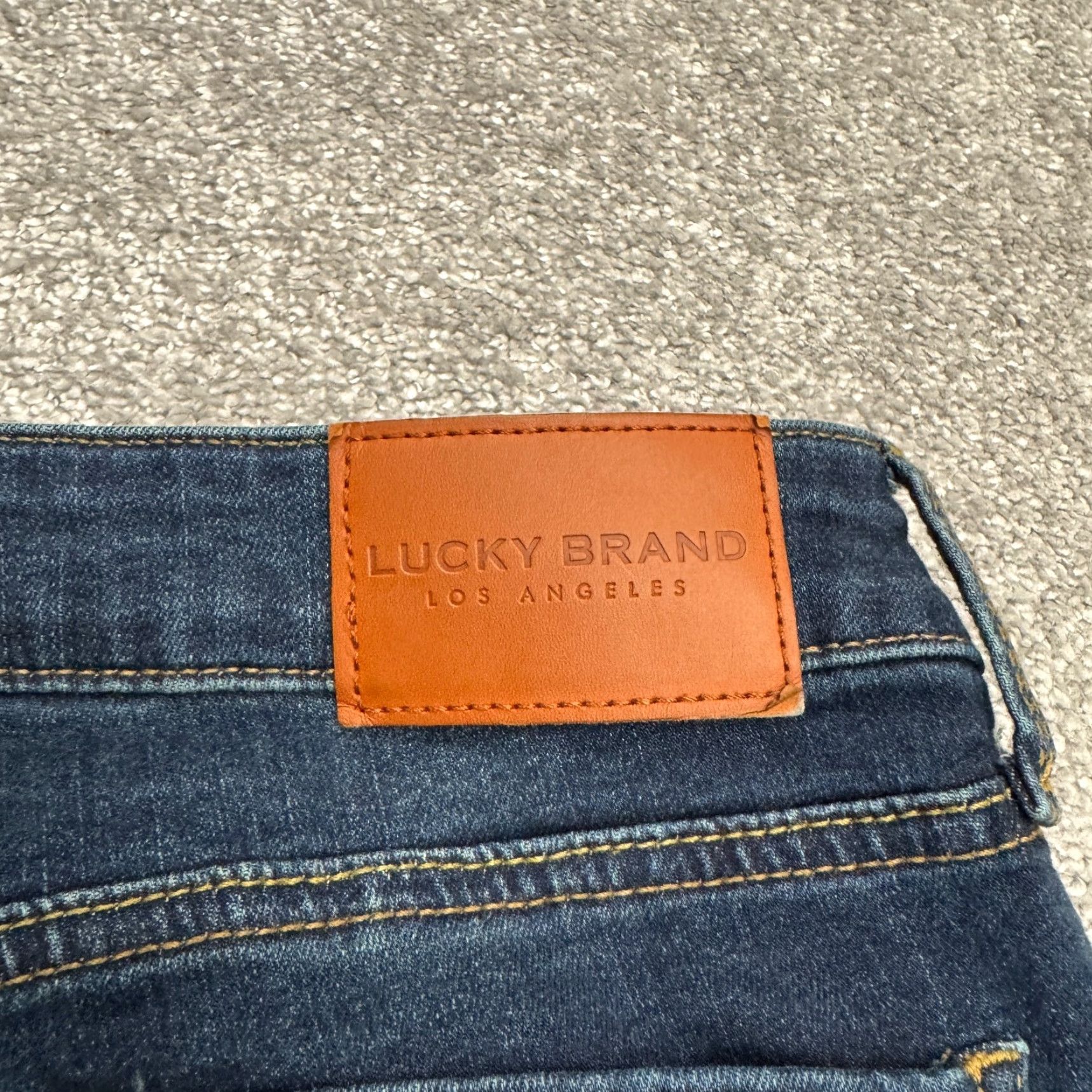 Lucky Brand VINTAGE Lucky Brand Skinny Jeans Womens 8 Low Rise Ankle Dark Wash Cotton Blend 90s Streetwear Size 30" / US 8 / IT 44 - 4 Thumbnail