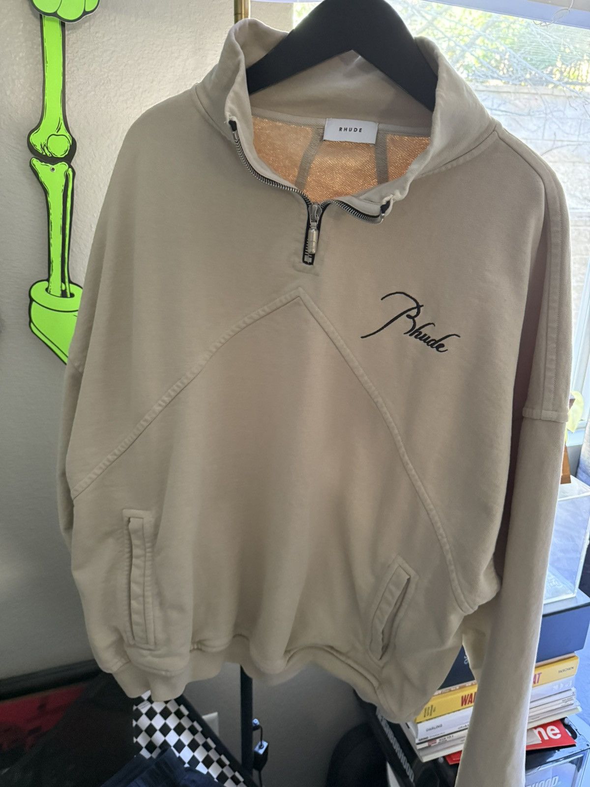 Rhude Quarter Zip Sweater