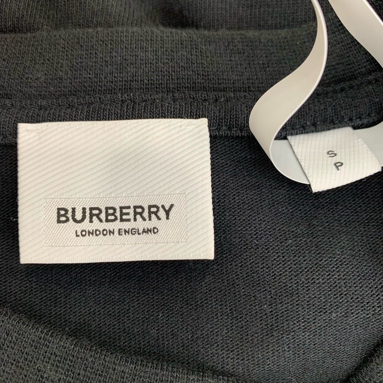 Burberry Burberry Logo Sleeve Letter Print Faux Two-Piece Round-Neck Size US S / EU 44-46 / 1 - 2 Thumbnail