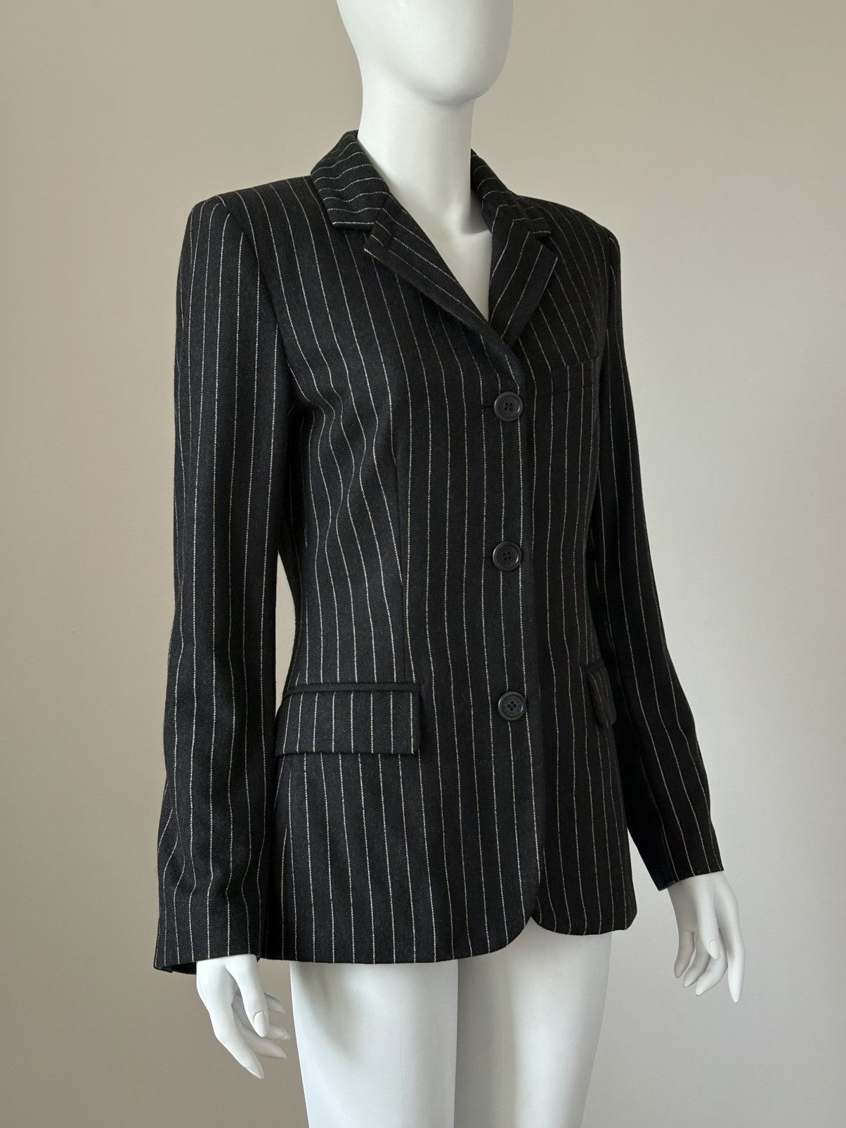 Jean Paul Gaultier Jean Paul Gaultier Jeans Striped Denim Fitted Blazer IT 42 M Size M / US 6-8 / IT 42-44 - 3 Thumbnail