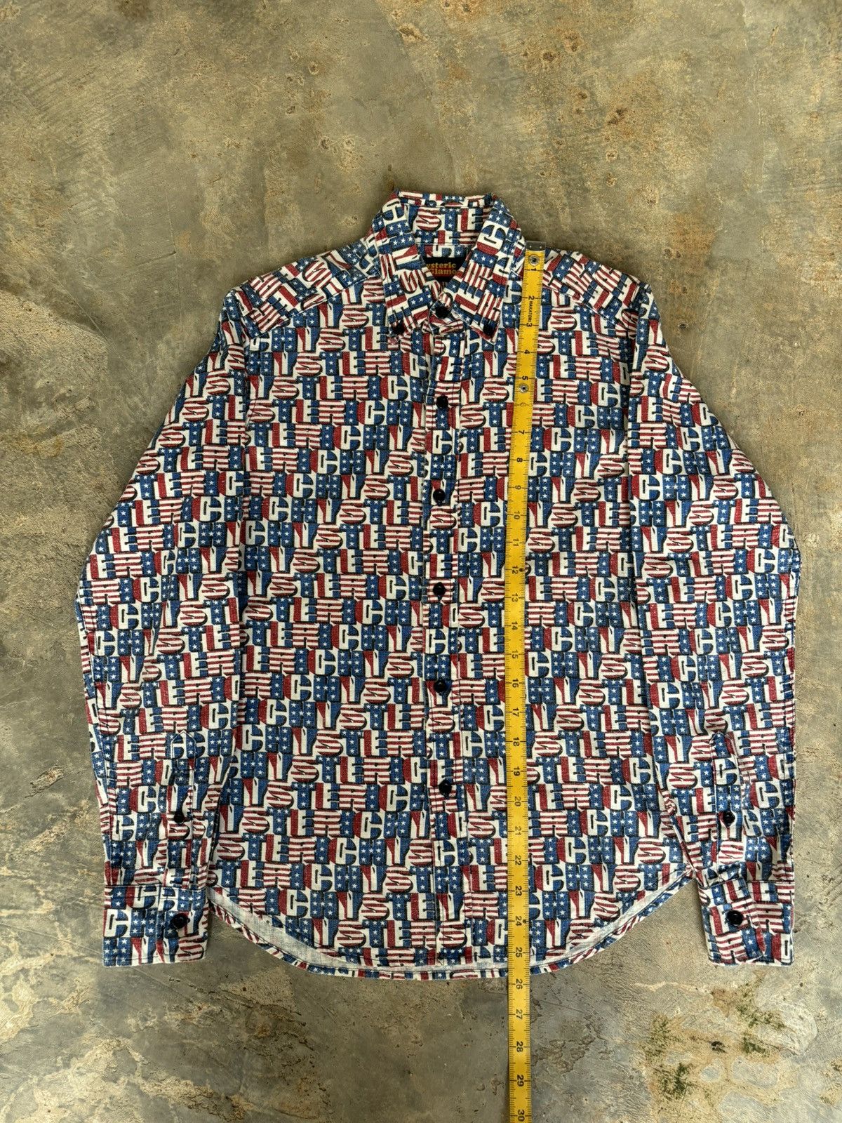 Hysteric Glamour Vintage Hysteric Glamour Logo Full Print Shirt Size US M / EU 48-50 / 2 - 10 Thumbnail