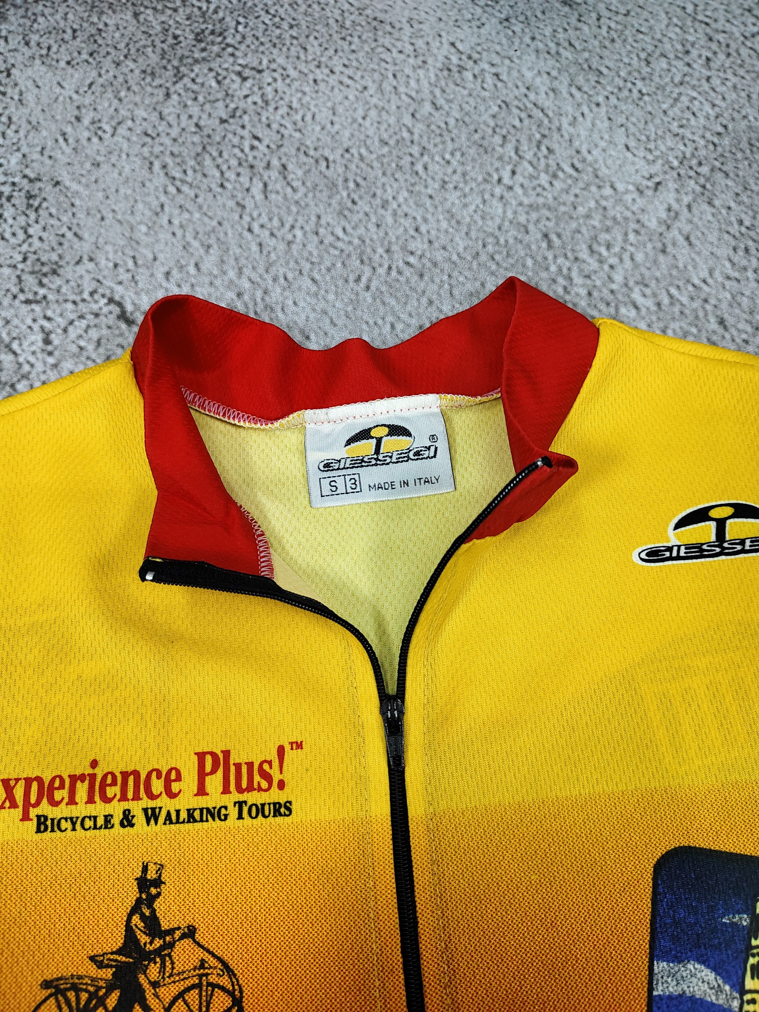 Vintage 90s Giessegi- World Tour Graphic Racing Cycling Core Jersey Size US M / EU 48-50 / 2 - 7 Thumbnail