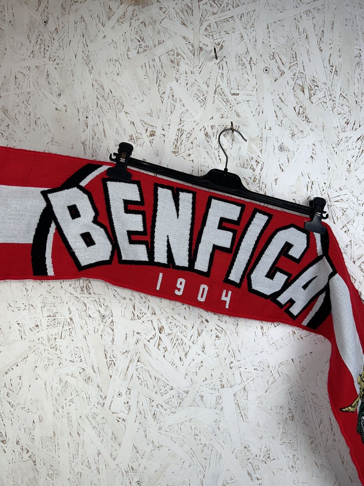 Vintage Vintage Benfica 1904 Fanwear Soccer Football Scarf Muffler Size ONE SIZE - 4 Thumbnail