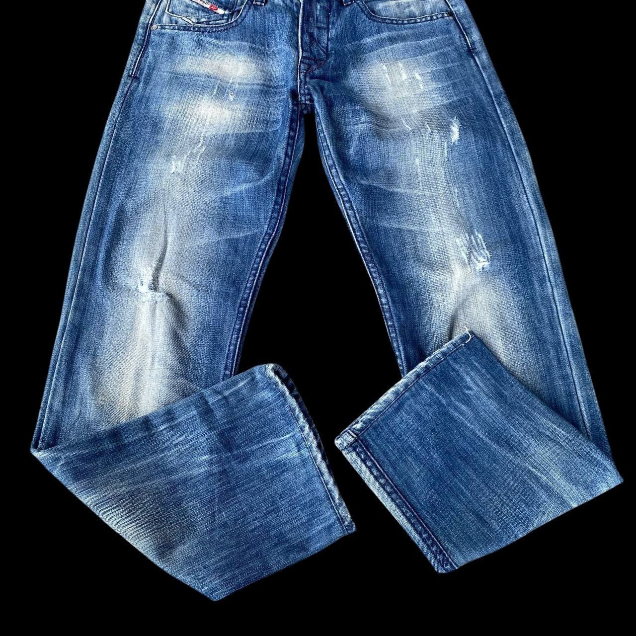 Diesel DIESEL THANAZ 008TS WASH DISTRESSED DENIM ITALY Size US 29 - 13 Thumbnail