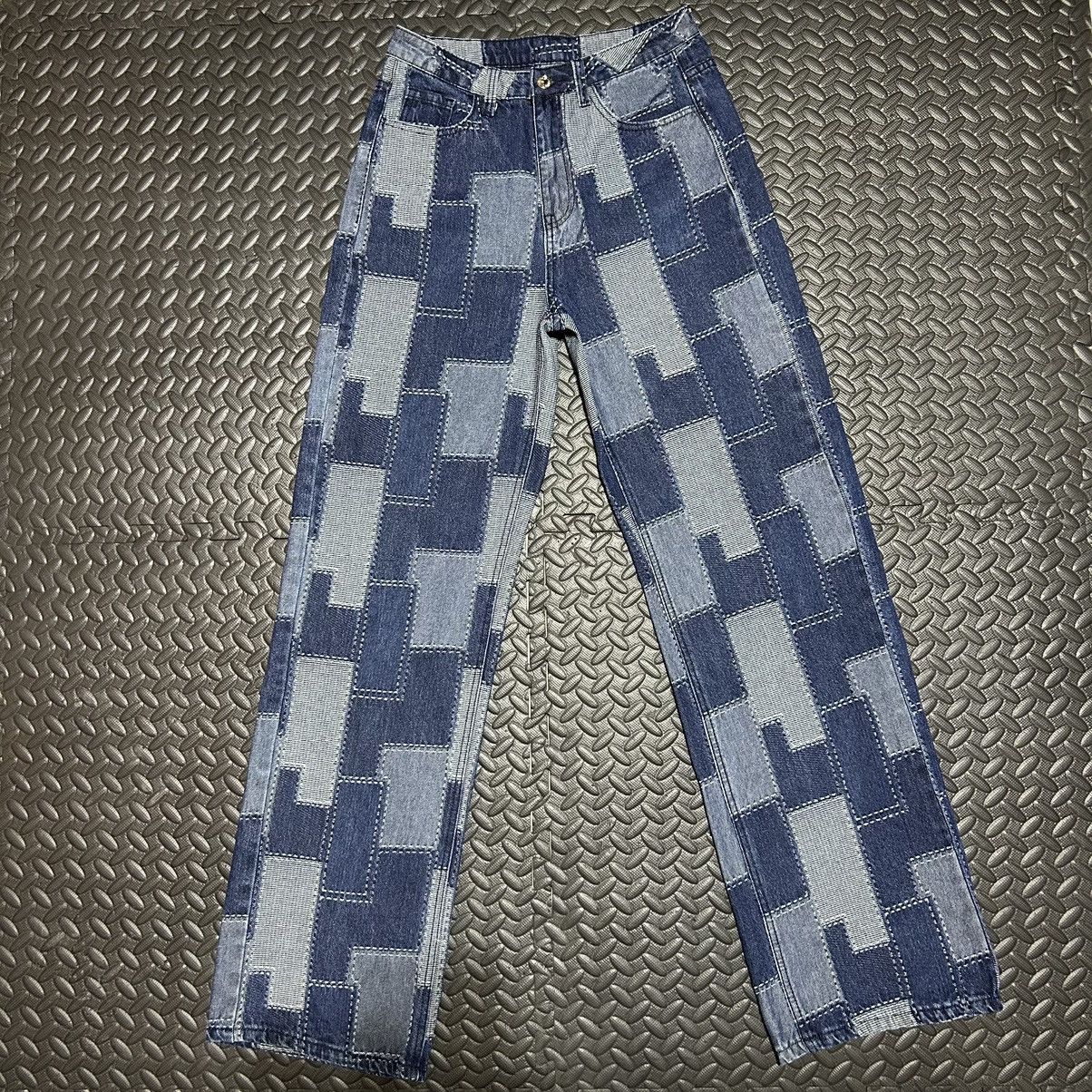 Shein Shein Jeans Patchwork Womens Size Small High Rise Denim Size 26" / US 2 / IT 38 - 1 Thumbnail