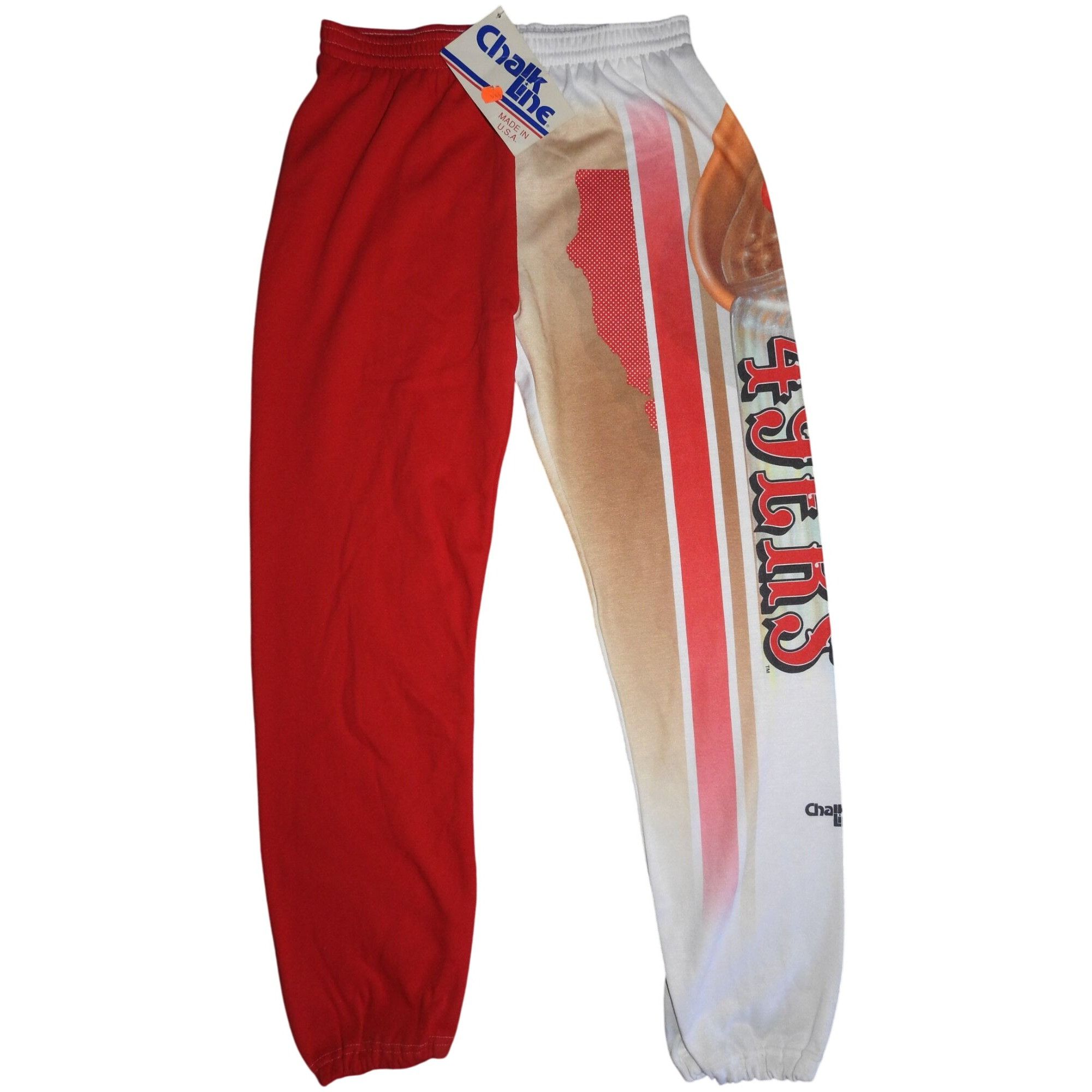 Chalk Line NWT Vintage 90s San Francisco 49ers Chalk Line Fanimation Sw Size US 29 - 1 Thumbnail